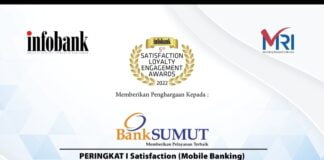 Sumut Mobile Raih Penghargaan Infobank Awards