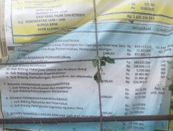 Realisasi Anggaran Pendidikan dan Kesehatan Desa Perkebunan Sennah Tidak Sesuai Papan Informasi APB Desa 2023