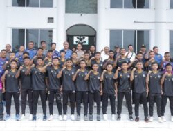 Wakil Bupati Asahan Lepas Tim Sepakbola SSB Mezzaluna Asahan