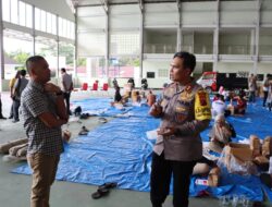 Kapolres Labuhanbatu Pantau Pengemasan Logistik Pemilu 2024