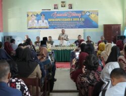 Bupati Asahan Bersilaturahmi Dengan Kepala UPTD SD Dan SMP Negeri Tinggi Raja Setia Janji Buntu Pane & BP Mandoge