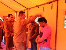 Bupati Toba Bantu Korban Kebakaran di Paindoan Balige