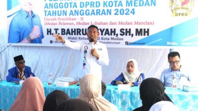 Jemput Aspirasi di Belawan, Bahrumsyah Harap Pembangunan Tak Hanya Fisik Semata Tapi Juga Pemberdayaan & Sosial