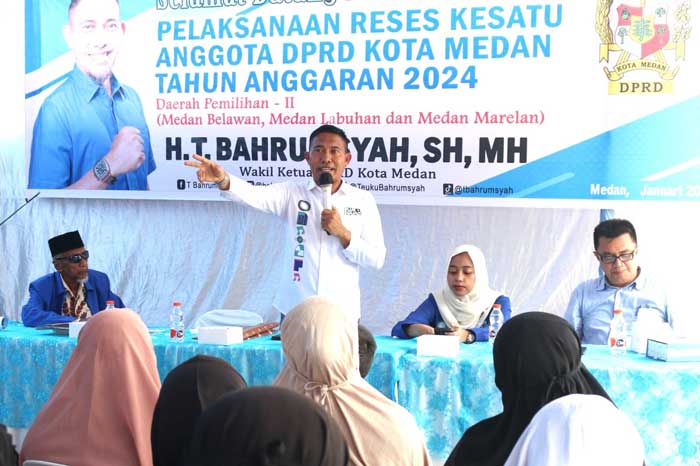Jemput Aspirasi di Belawan, Bahrumsyah Harap Pembangunan Tak Hanya Fisik Semata Tapi Juga Pemberdayaan & Sosial