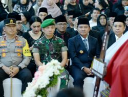 Upacara Persemayaman dan Penghormatan Berlangsung Khidmat, Pj Gubernur Kenang Dedikasi Baskami Ginting Untuk Pembangunan Sumut