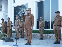 Sekretaris Daerah Kabupaten Asahan Pimpin Apel Gabungan Bulan Februari Tahun 2024