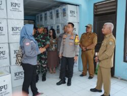 Bupati dan Forkopimda Kabupaten Asahan Tinjau Pendistribusian Logistik Pemilu 2024 di Kecamatan Simpang Empat