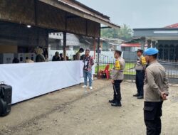 Kapolres Langkat Turun Langsung Cek Pengamanan di TPS