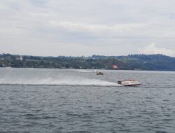 Pembalap Dunia Kembali Jajal Danau Toba di Sesi Latihan Bebas F1Powerboat 2024