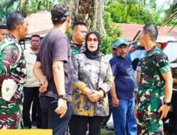 Plt Bupati dan Dandim 0209/LB Sambangi Rumah Anggota PWI yang Dibakar OTK