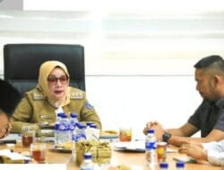 Plt Bupati Labuhanbatu dan Ketua KPUD Bahas Pilkada Serentak 2024