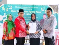 Plt Bupati Labuhanbatu Halal Bi Halal di Kantor Kemenag