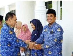 Sekda Lepas Kontingen dari Labuhanbatu Ikuti MTQ Korpri Provinsi Sumut