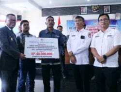 Sosialisasi dan Penyerahan Hibah APBD Toba, Masjid Al Ikhlas Sitorang Jae Dapat Hibah Rp 40 Juta