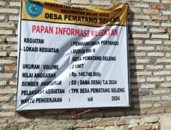 Kades Pematang Seleng Belanja Material Pembangunan Posyandu dan Tidak Berdayakan TPK