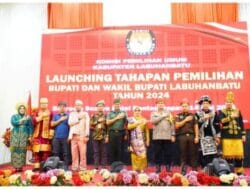 KPUD Labuhanbatu Launching Tahapan Pilkada Bupati/Wakil Bupati tahun 2024