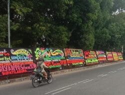 Apresiasi Pemberantasan Narkoba, Papan Bunga “Banjiri” Mapolres Labuhanbatu