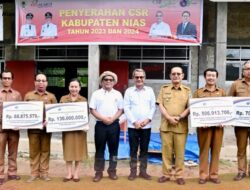 Tingkatkan Kwalitas Pendidikan, SDN 078518 Kabupaten Nias Terima CSR dari Bank Sumut