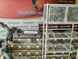 Tersangka Pencurian Mesin Dompeng, Kompor dan Tabung Gas Ditangkap Polsek Bilah Hilir