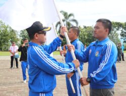 Bupati Toba Lepas Kontingen POPPROVSU, Targetkan 10 Besar Sumut