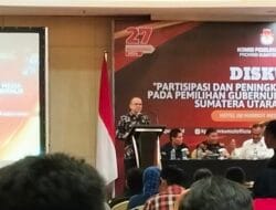 KPU Sumut Ajak Diskusi Wartawan Sukseskan Pilgubsu