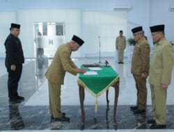 Bupati Asahan Lantik 6 Pejabat Pimpinan Tinggi Pratama Di Lingkungan Pemerintah Kabupaten Asahan
