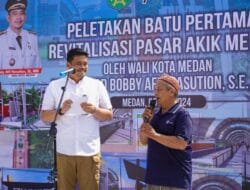 Letak Batu Pertama Revitalisasi Pasar Akik, Bobby Nasution Pesankan Ini