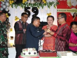 HUT Poltak Sitorus, Wabup Toba Tonny M.Simanjuntak Sampaikan Kata ‘Sehat Selalu Wujudkan Toba Unggul dan Bersinar’