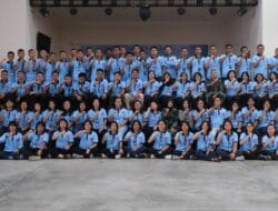 Bupati Toba Hadiri Pengukuhan Siswa SMA Unggul Del Sitoluama