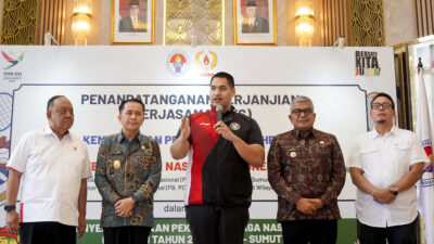 Menpora Apresiasi Kinerja Cepat, Tepat dan Teliti dari Pj Gubernur Sumut Agus Fatoni dalam Sukseskan Penyelenggaraan PON XXI Aceh-Sumut