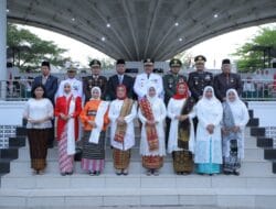 Upacara Penurunan Bendera Merah Putih Tingkat Kabupaten Asahan