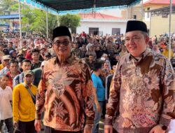 Muhammad Gandhi Faisal Siregar -Naga Parlaungan Lubis Deklarasi Maju Pilkada Labusel