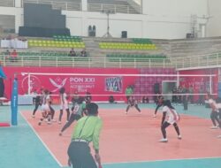 Voli Putri Indoor PON XXI: Kaltim Tundukkan Sulteng dengan Skor Telak 3-0