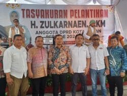 Tasyakuran Pelantikan Sebagai Anggota DPRD Medan, Zulkarnaen :  Akan Jaga Amanah Masyarakat Dapil III