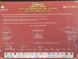 Deklarasi Kampanye Damai, Bobby-Surya Didampingi 10 Partai, Edy-Hasan Hanya Didampingi Partai Umat