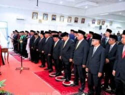 45 Anggota DPRD Labuhanbatu Dilantik,Pjs Bupati Sebut DPRD Bagian Integral Pemerintahan Daerah