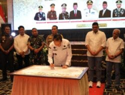 Pj Sekretaris Daerah Kabupaten Asahan Ikuti Deklarasi Pemilihan Kepala Daerah Sumatera Utara