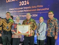 Pemerintah Kabupaten Asahan Raih Penghargaan Nominasi Anugerah Layanan Investasi 2024