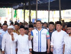 Kampanye di Padanglawas,Bobby Nasution Janji Bakal Berkantor Tiga Bulan di Tabagsel Jika Terpilih Jadi Gubsu