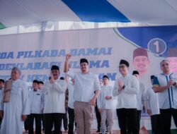 Warga Binjai Tumpah Ruah Sambut Bobby Nasution, Teriakan ‘Gubernur Sumut’ Menggema