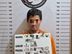 Pria Asal Kabupaten Mandailing Natal Diamankan Satres Narkoba Polres Labuhanbatu