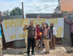 Warga “Segel” Bangunan di Jalan Karantina