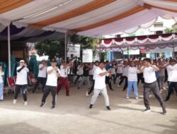 Usai Cuti Kampanye, Bupati Toba Gerak Apel dan Pimpin Peringatan Hari Guru, HKN dan Haornas