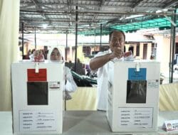 Wakil Bupati Asahan Berikan Hak Suaranya Pada Pilkada Serentak 2024