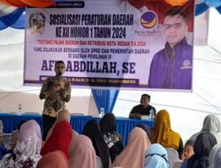 Afif Abdillah Jelaskan Perda No 1/2024 Kepada Masyarakat Medan