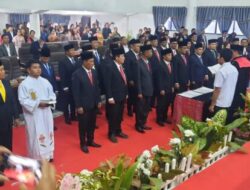 Pelantikan 30 Anggota DPRD Toba Dihadiri 1 Jenderal TNI, 1 Tahanan Kota