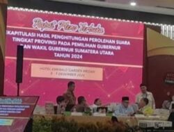 Pilgubsu 2024: KPU Sumut Selesaikan Rekapitulasi Bobby-Surya Unggul