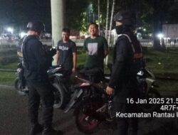 Sat Samapta Polres Labuhanbatuq Intensifkan Patroli Kota dan Public Address