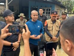PJ Walikota Bersama Walikota Tebingtinggi Terpilih Tinjau Lokasi Banjir