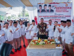 Dirgahayu ke-17 Partai Gerindra, Bobby Nasution: Selalu Dukung Pembangunan yang Dilakukan Pemko Medan